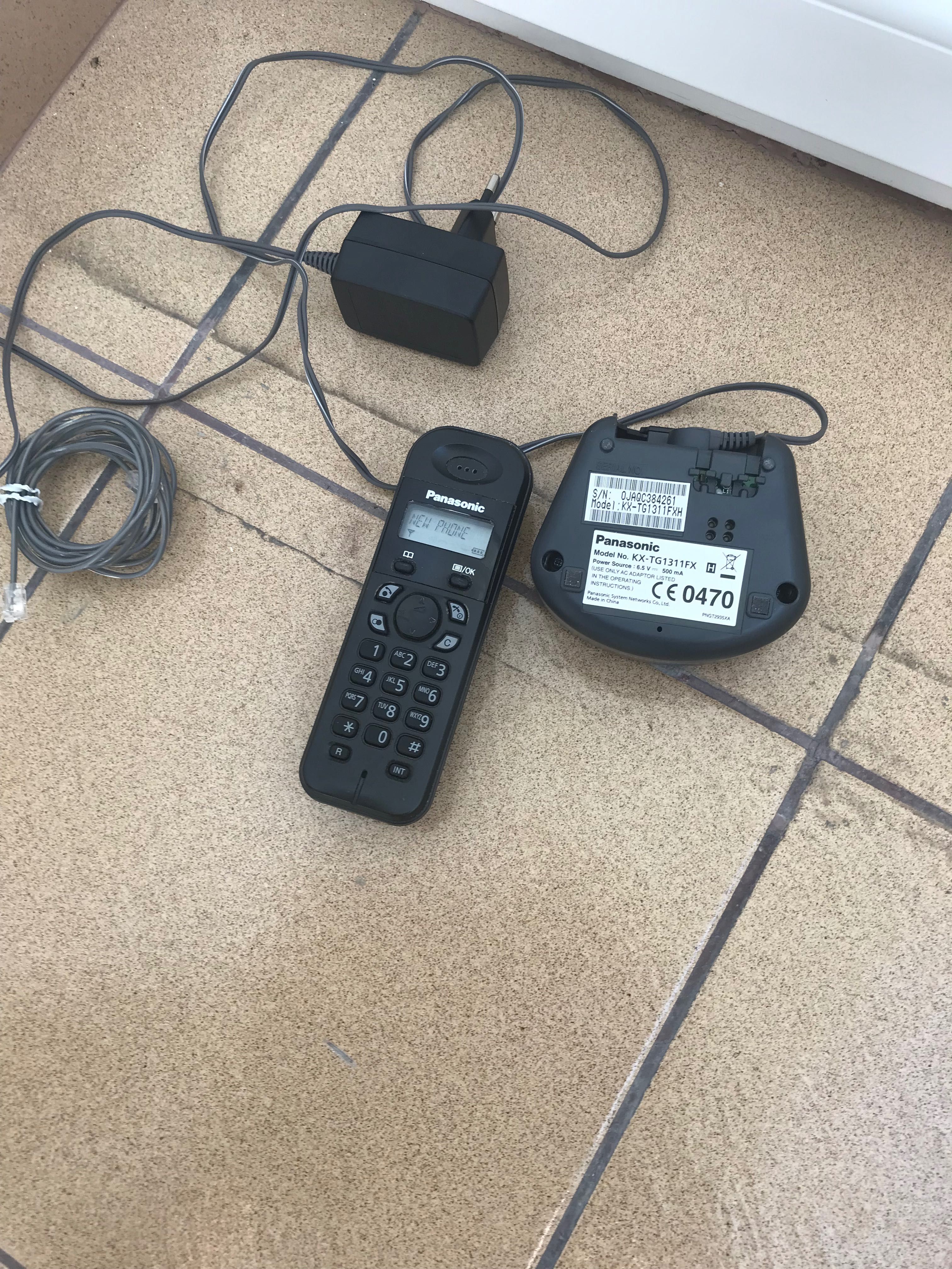 Стационарен безжичен телефон Panasonic KX TGA 131 FX