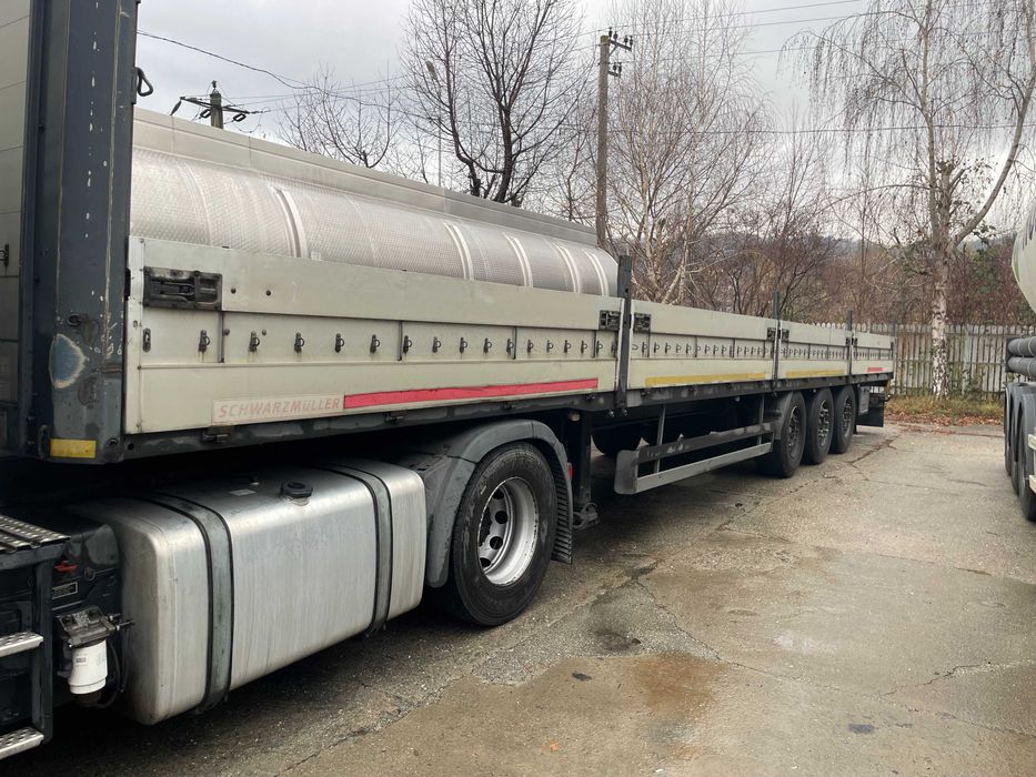 Semiremorca Schwarzmuller cu/fara prelata si semiremorca Meierling