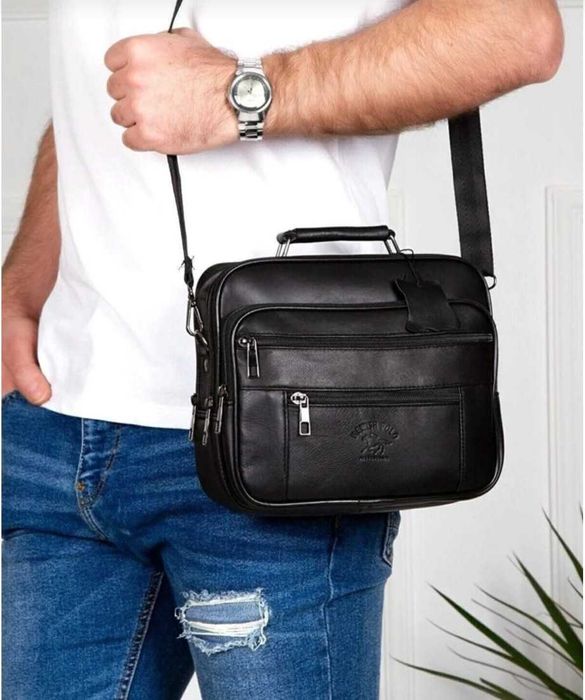 Geanta  Polo piele naturala