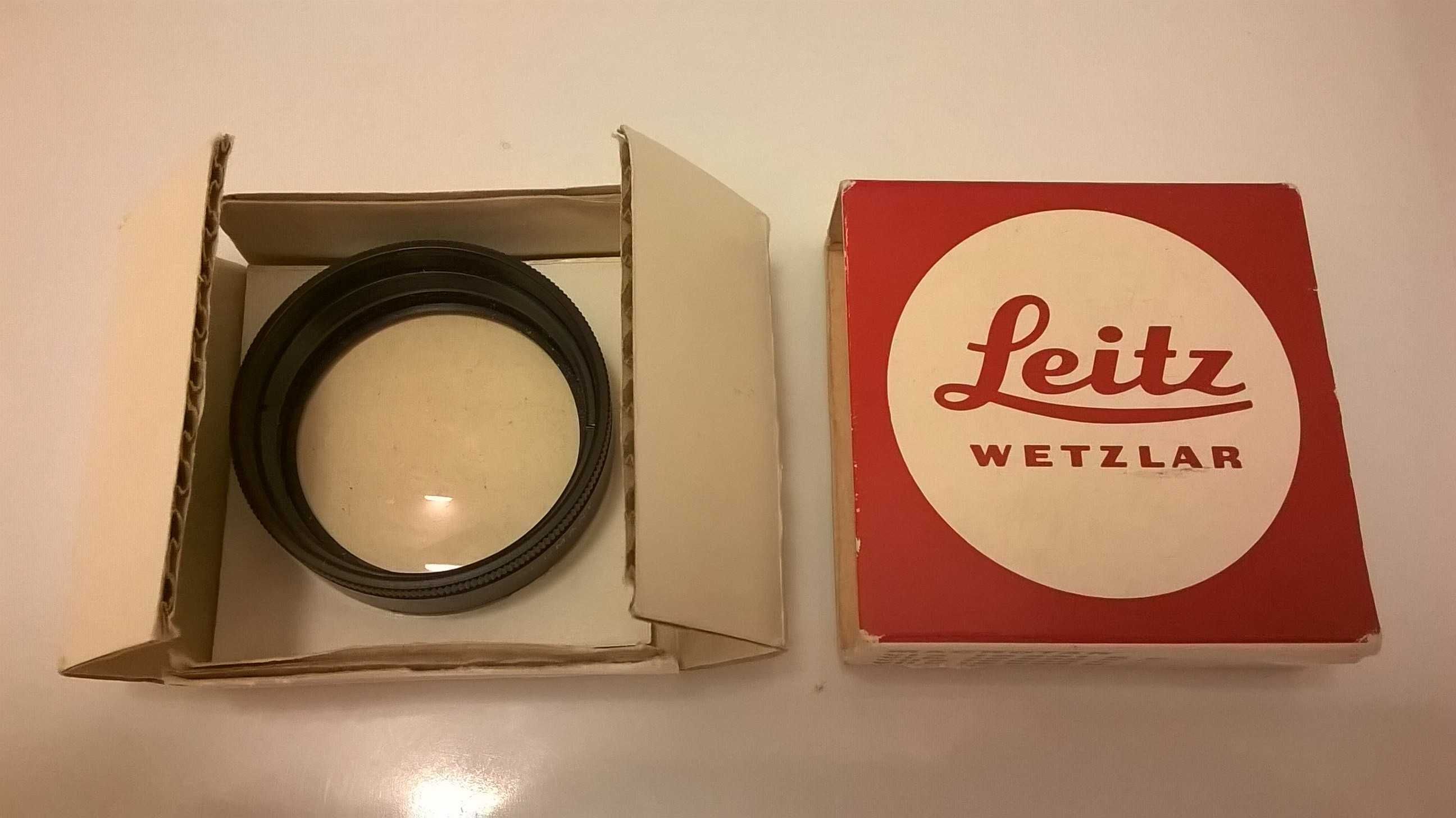 Leica obiectiv filtru aparat foto Leitz Wetzlar set 2 bucati