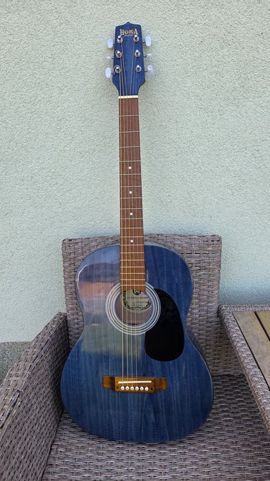 Chitară acustică Hora Reghin – Standard M4 (albastră)