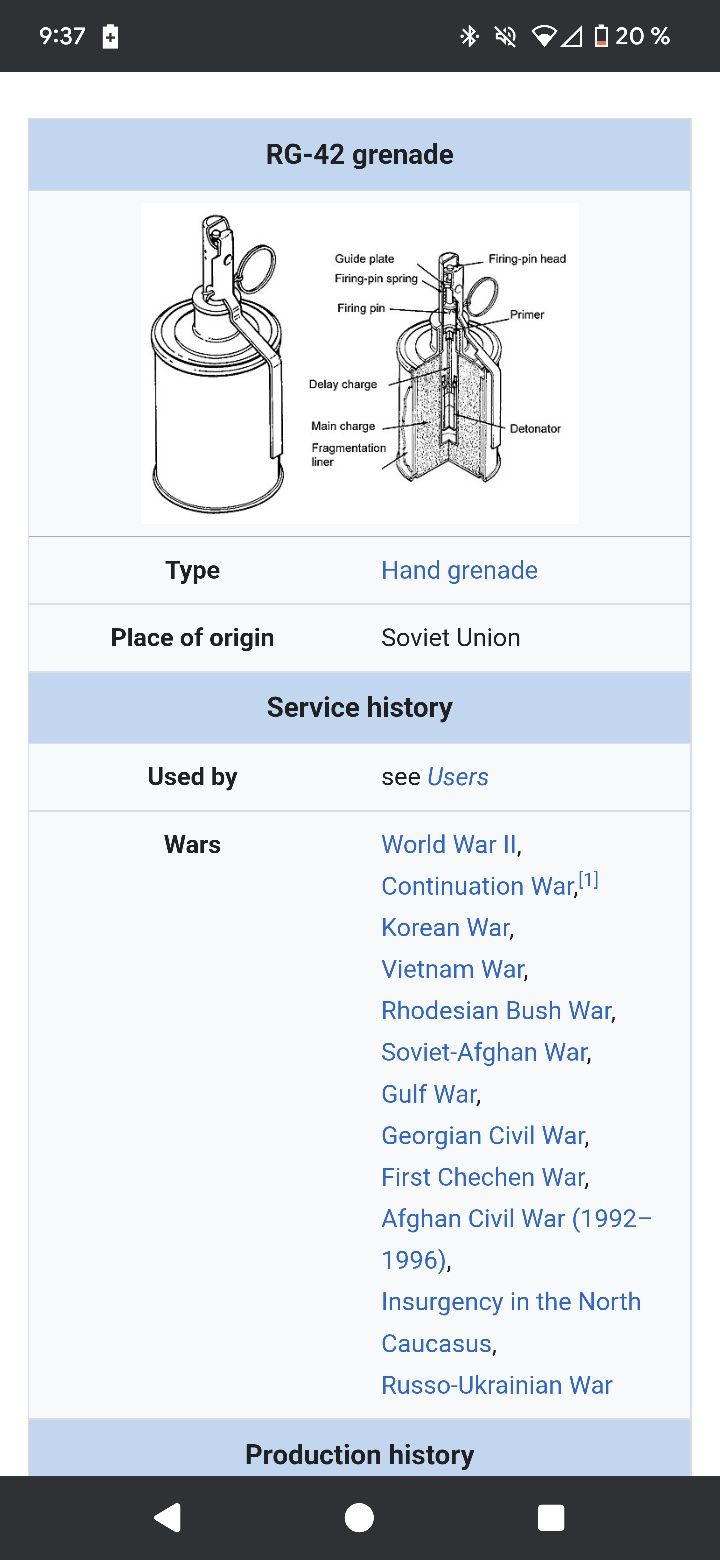 Grenadă rusească rg-42