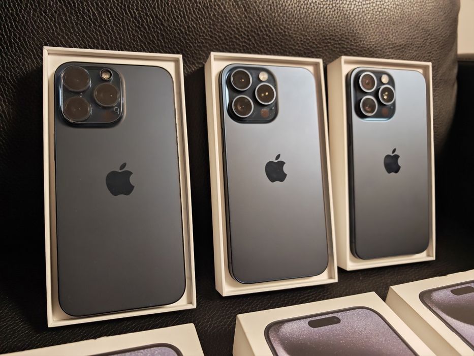 КАТО НОВ iPhone 15 Pro Max Blue Гаранция 2026г.