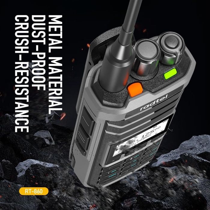 Radtel RT-860 радиостанция с пълен обхват (Full-Band RX) и SSB модулац