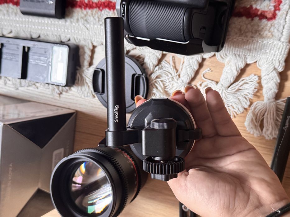 BMPCC 4K + Samyang 85mm/1.5 & аксесоари