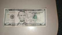 Bancnota de 5 dolari