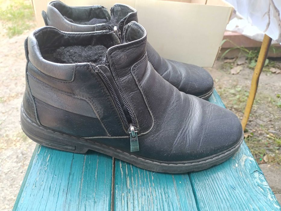 Полусапоги мужски зима, р.40