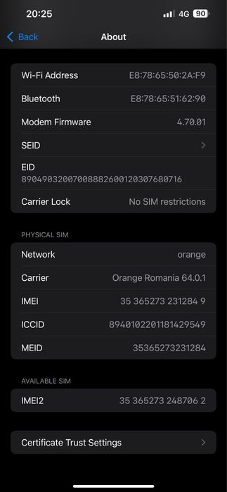 Iphone 13 pro max 256 gb grey 87 battery