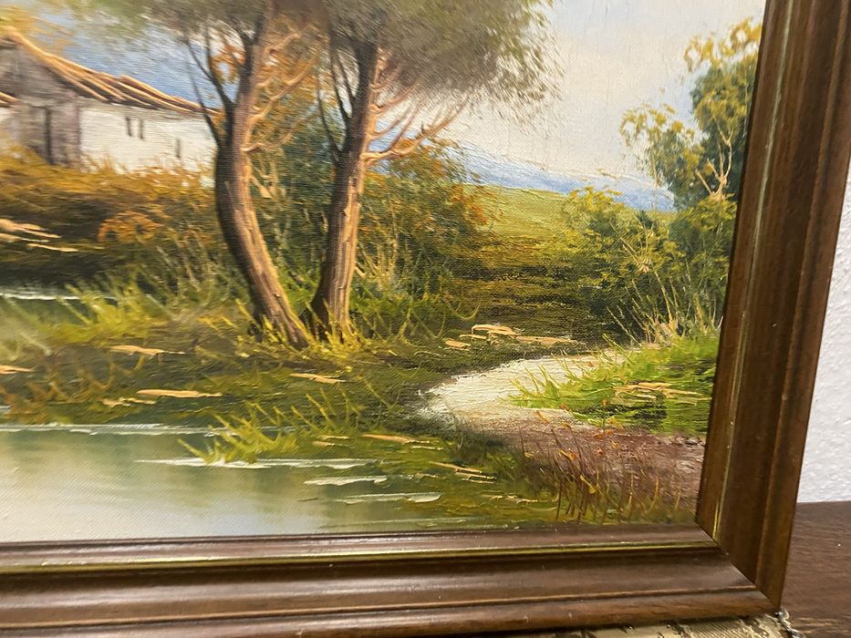 колекционерска картина масло, ръчна украса