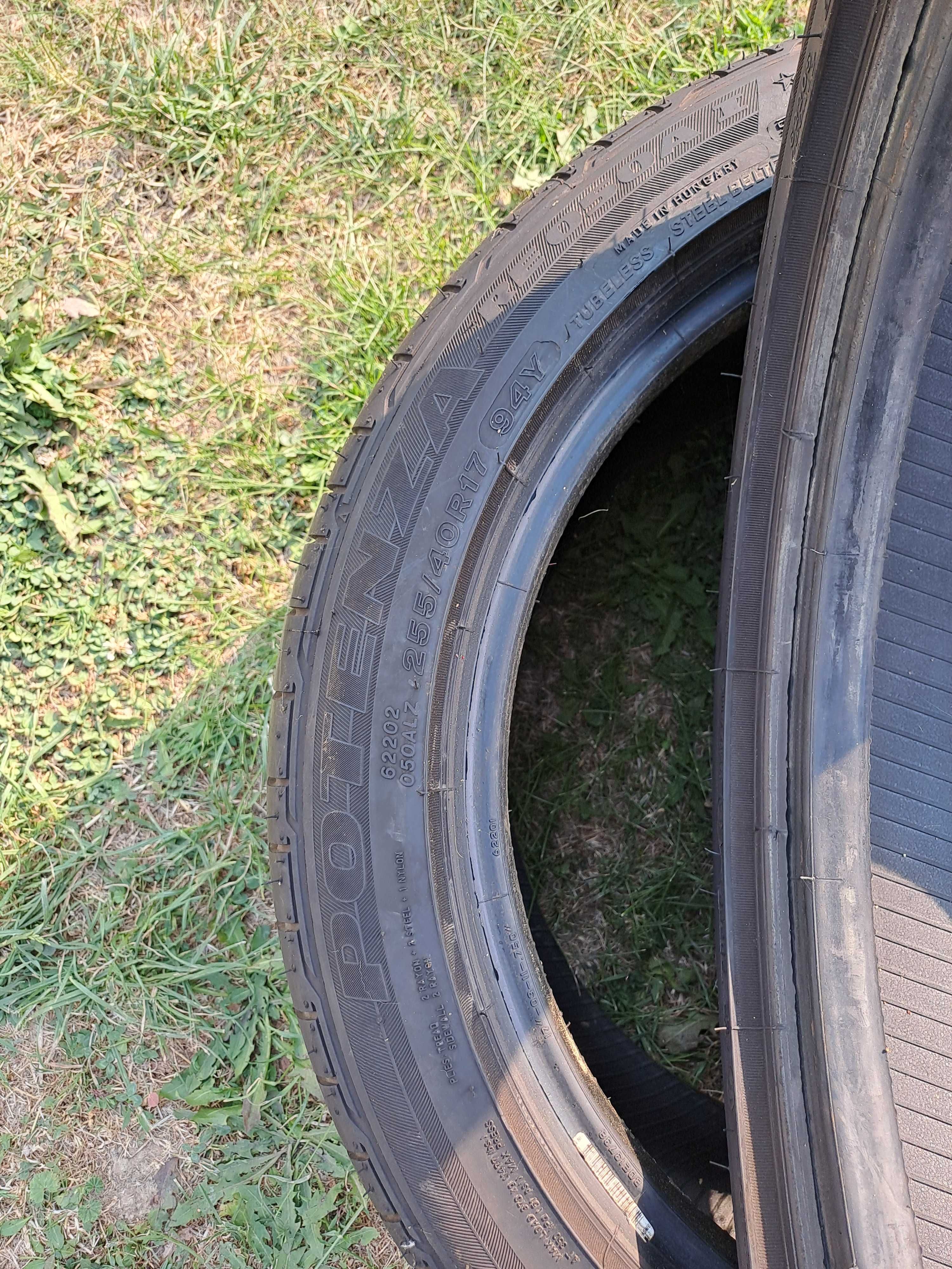 2 гуми 255/40r17 Bridgestone
