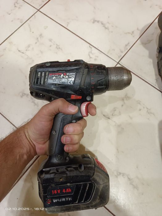Wurt Brushless винтоверт и ъглошлайф