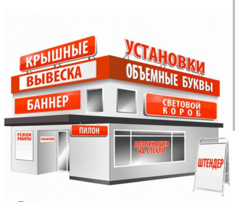 Наружная реклама, , баннер, вывески НИЗКИЕ ЦЕНЫ