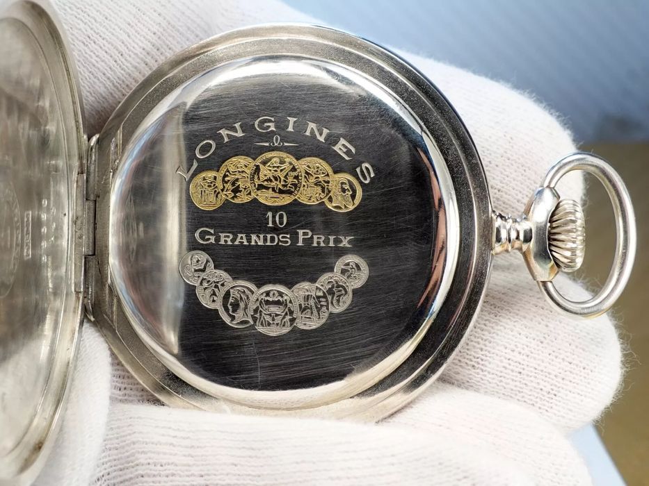 Longines - Ceas de Buzunar Argint - an 1938 - Grand Prix