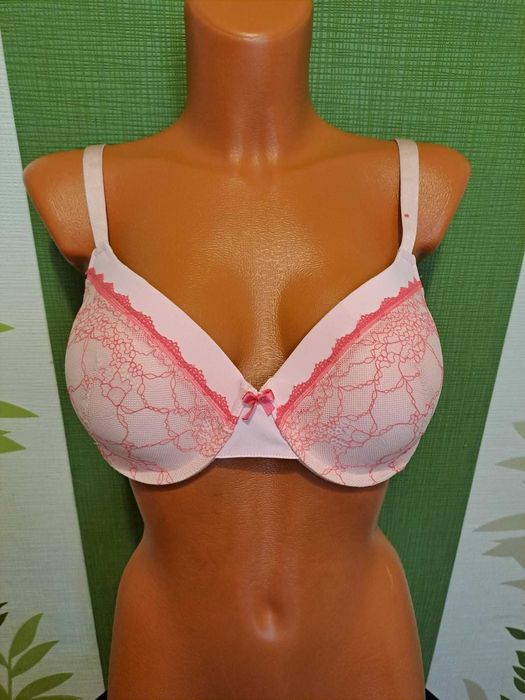 Sutien roz 90B NKD, culoare Roz,material Poliester, Elastan