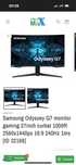 Monitor samsung g7 240hz 2k qled 1ms