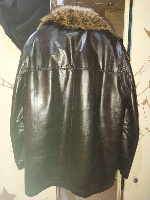 Мурская зимняя парка с волчья мехом .