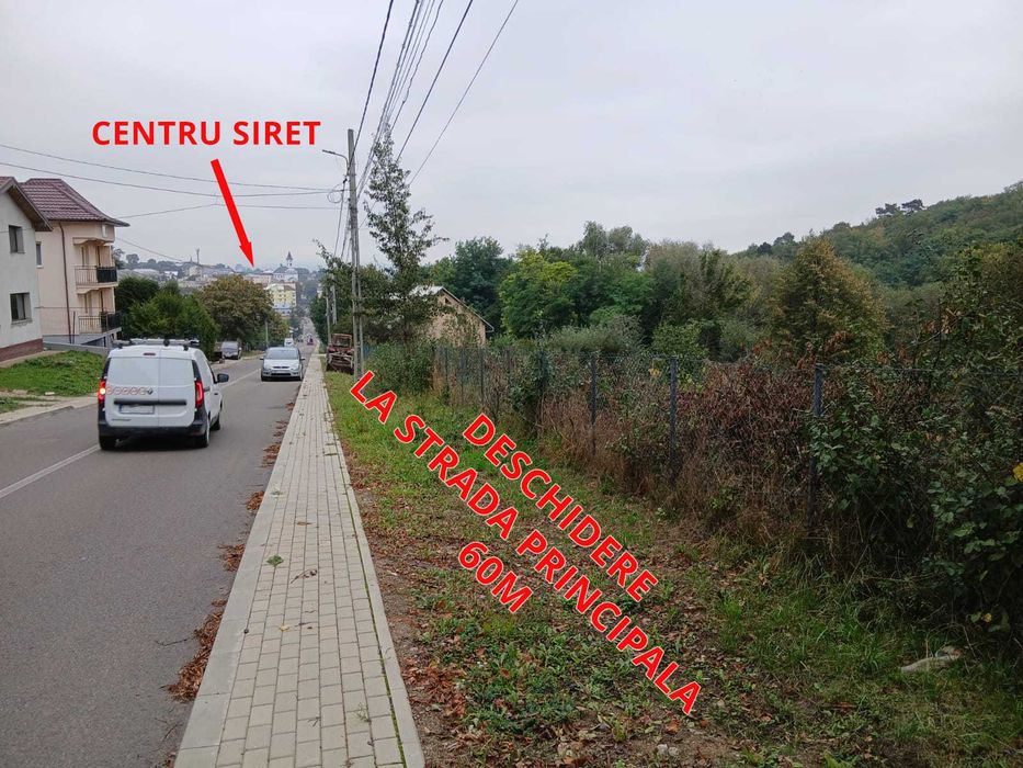 Ocazie rară: Teren intravilan 27 ari în Siret, poziție excelentă