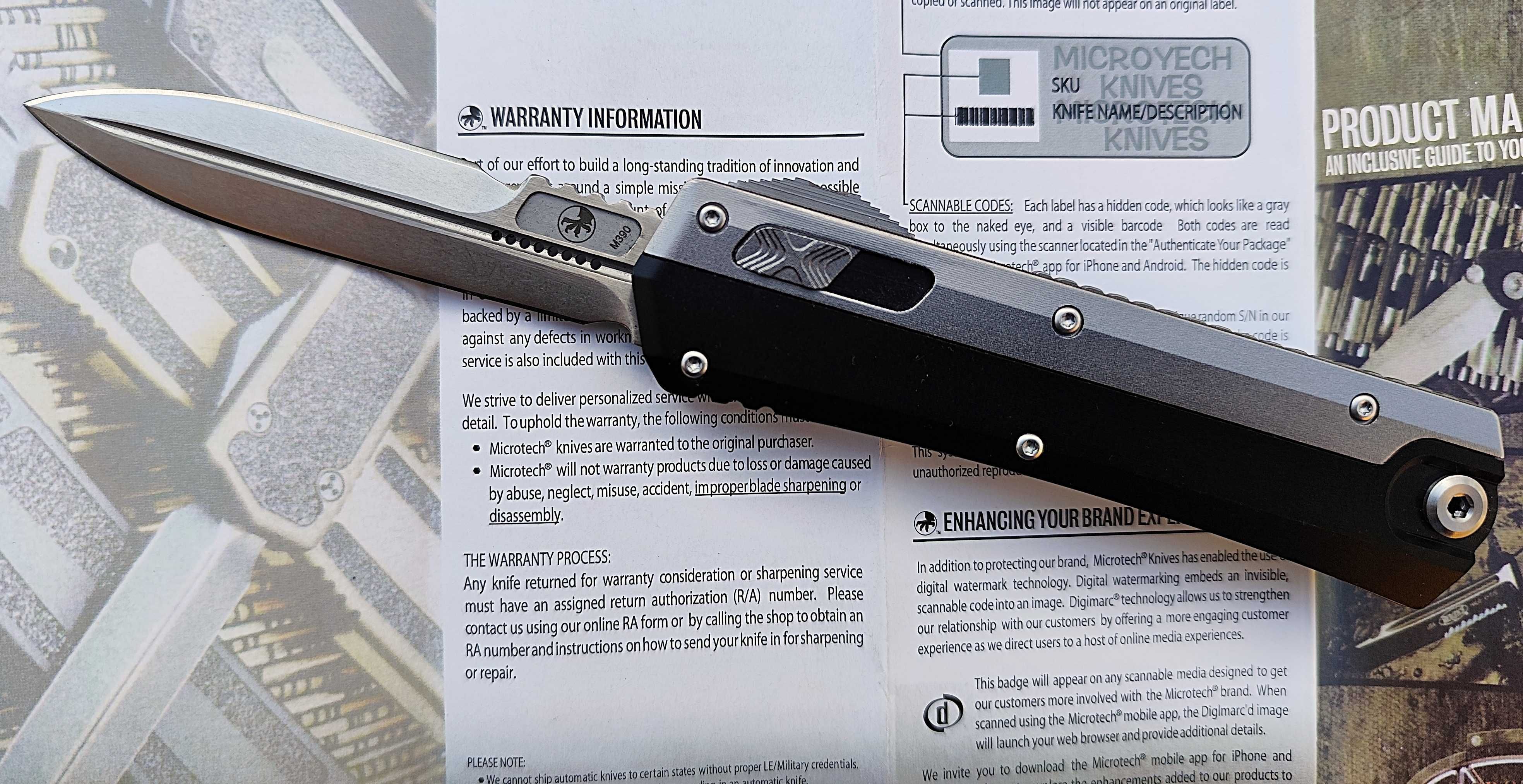 Microtech Glykon Black