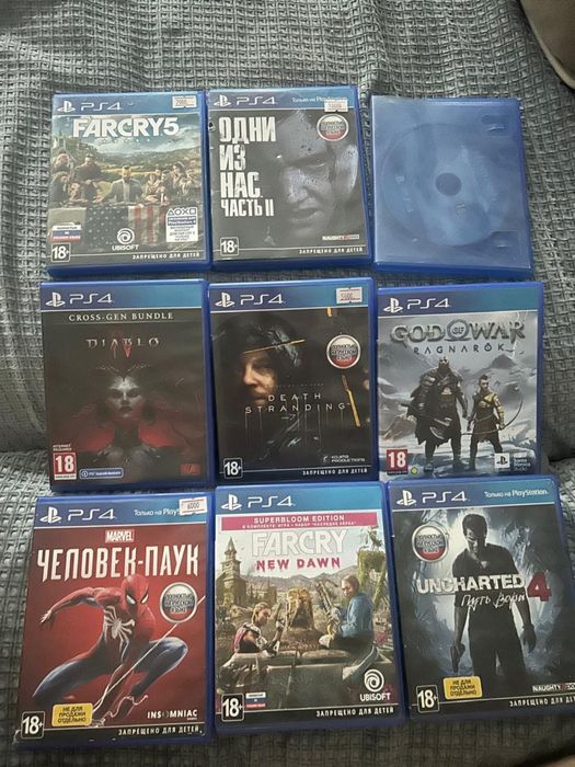 Игры для приставки PS4