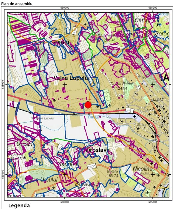 Teren intravilan în Pacurari, 615mp, 126.000 euro