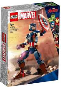 LEGO Marvel Super Heroes - Фигура за изграждане капитан Америка 76258