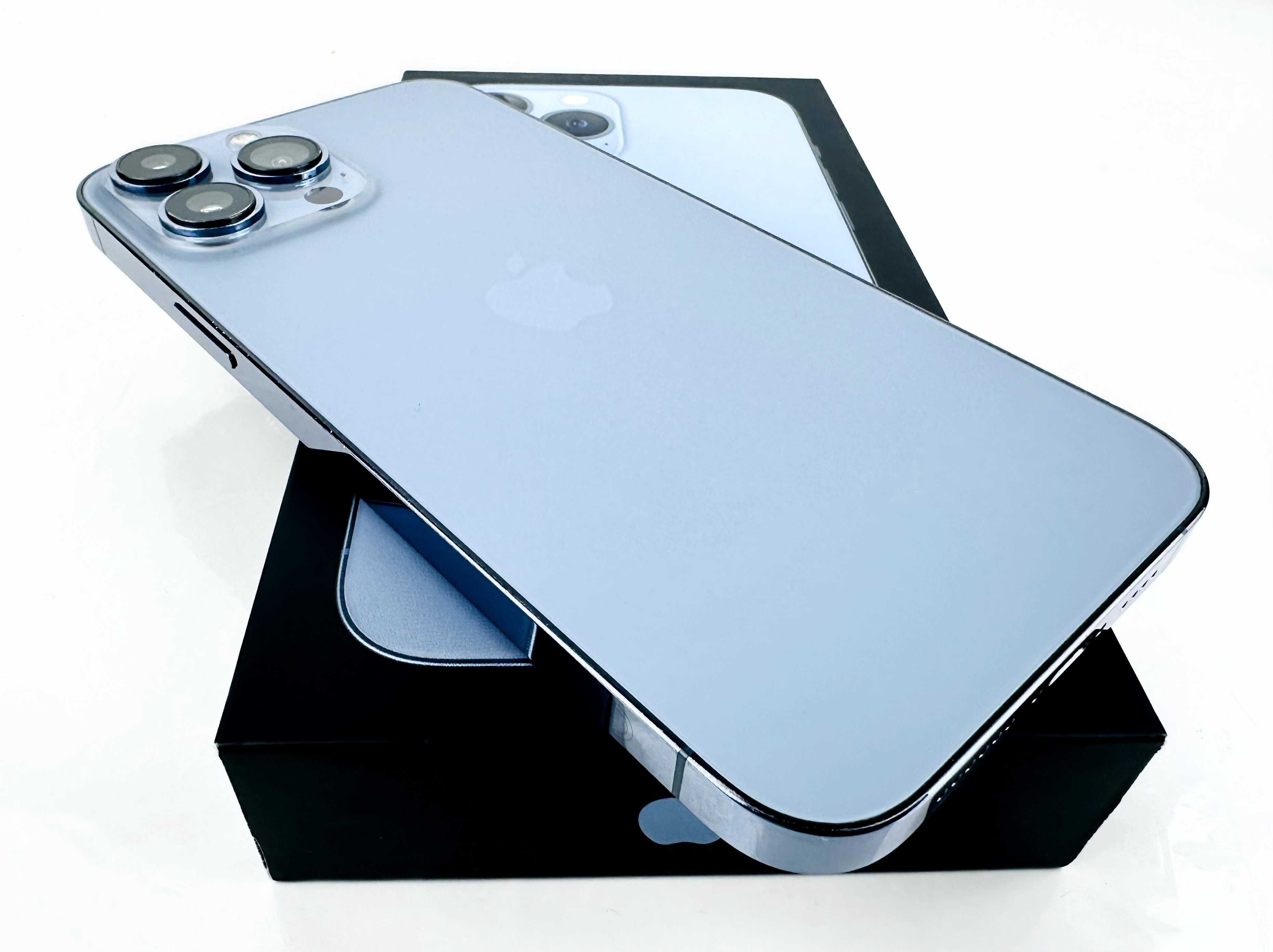 Apple iPhone 13 Pro Max 128GB Sierra Blue 100% Батерия! Гаранция!