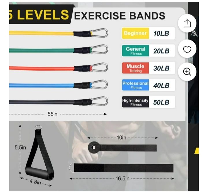 benzi de fitness cu ancoră de ușă și mânere pentru bărbați,femei, a