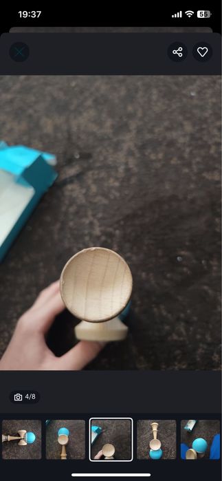 Kendama krom pop