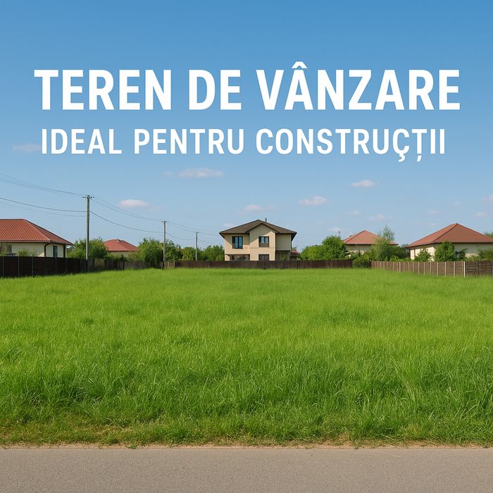 Teren intravilant de vanzare