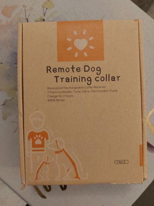 Zgarda electrica pentru doi caini