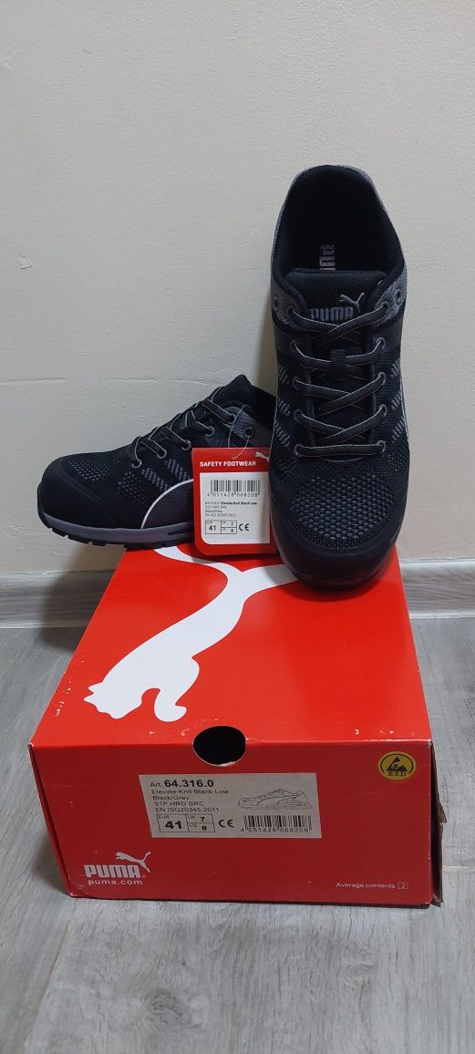 Ниски работни обувки с бомбе Puma ELEVATE Low S1P Ч размер 41