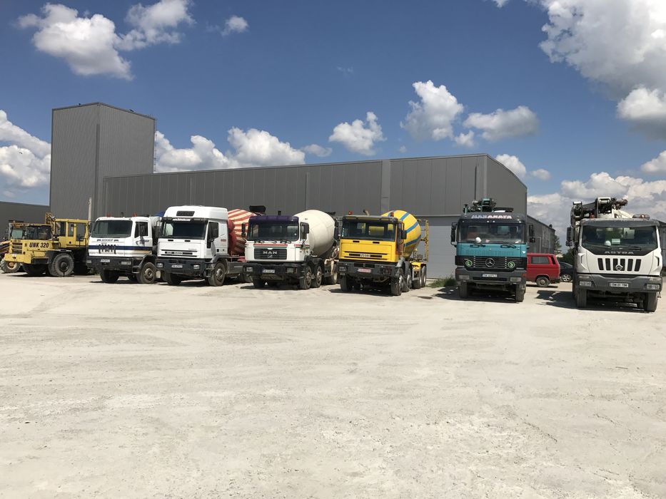 Beton cu cifa , pompa, productie si tramsprt