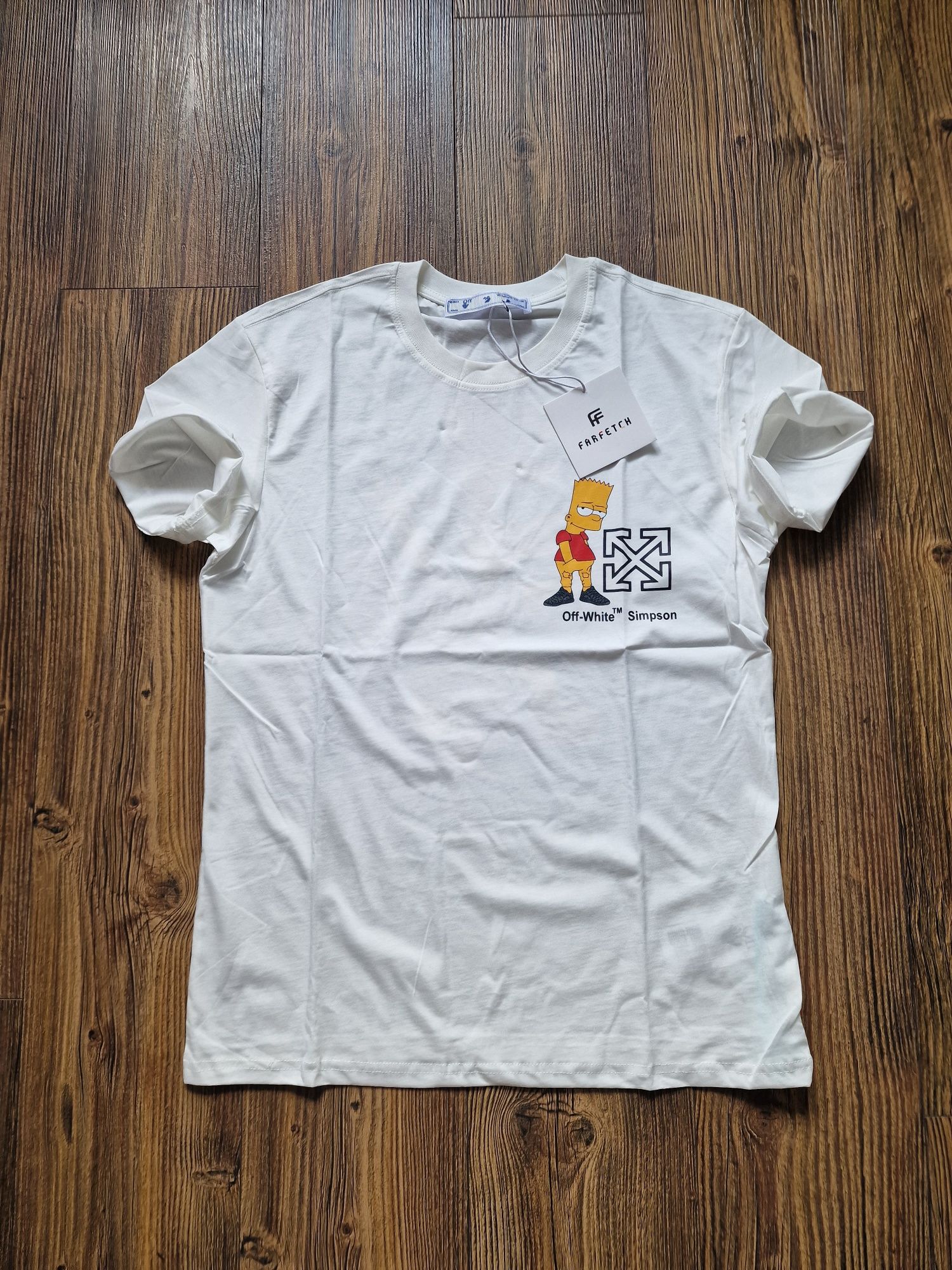 Страхотна мъжка тениска OFF WHITE нова с етикет  , размер XL