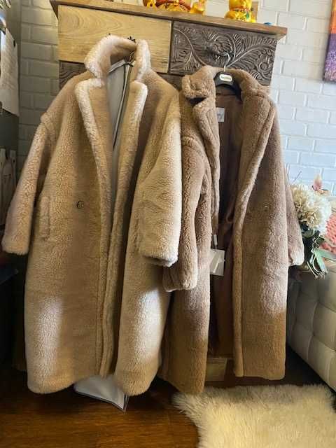 Палто Max Mara *камилска вълна*Max Mara Teddy bear icon coat