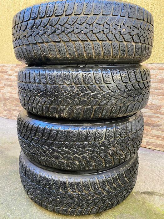 Cauciucuri de iarna 195 65 15+jante otel 15 5x112pt vw seat skoda Audi