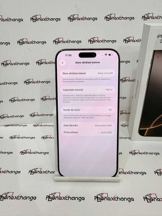 iPhone 16 Pro MaxDesert Neverlocked 256GB Impecabil