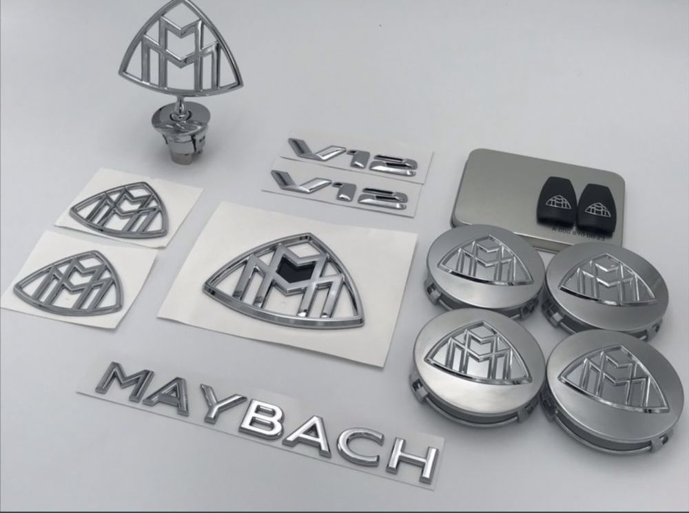 Set embleme maybach emblema w222 mercedes amg w223 w221