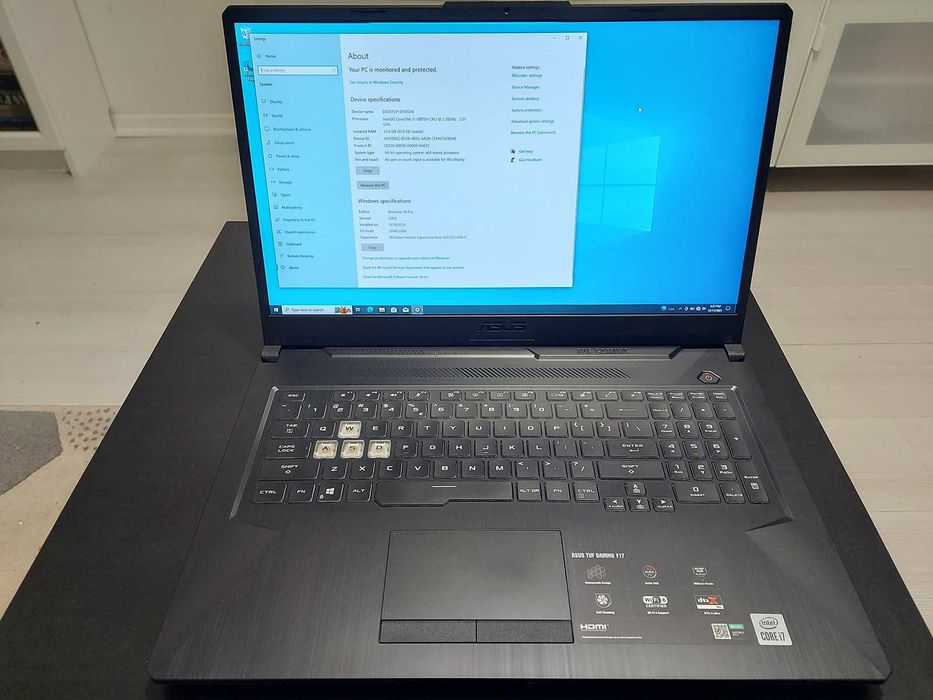 Laptop ASUS TUF i7, 17.3", 32GB + Componente, Periferice si Accesorii