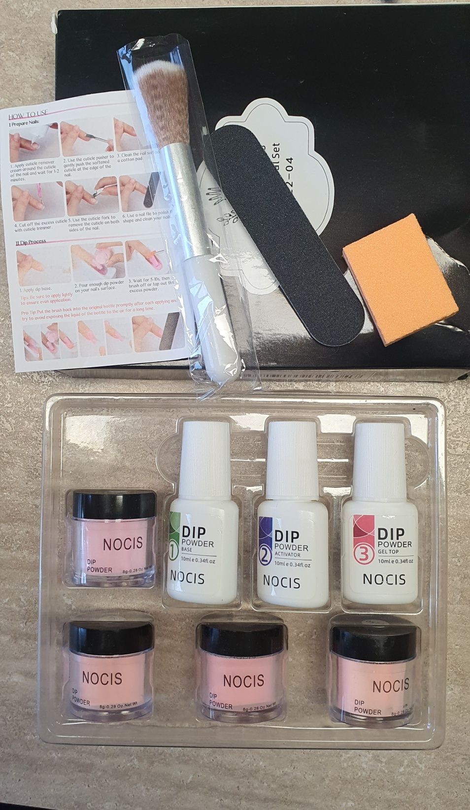 Dip powder set, дип пудра за нокти комплект