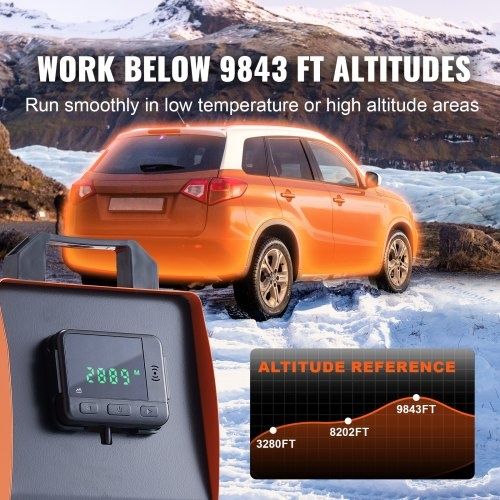 Încălzitor de aer diesel VEVOR All-in-one 12V 8KW Telecomandă LCD