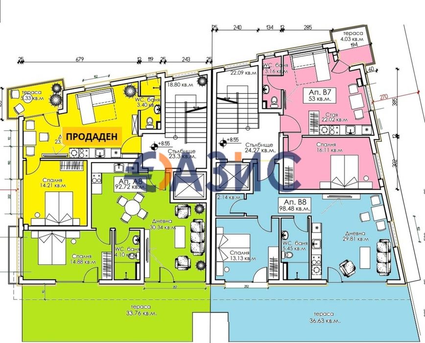 Продава се Двустаен апартамент в Созопол - 115 кв.м за 1304 €/кв.м - Снимка #11