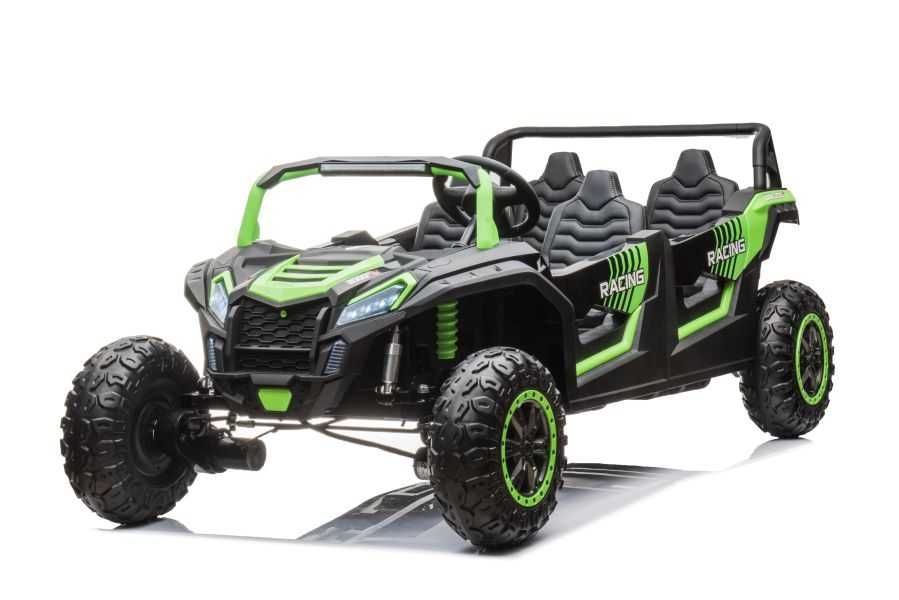 UTV electric pt. 4 copii, Kinderauto Racing 600W 24V 14Ah, verde