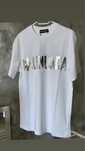 Tricou Balenciaga silver off white amiri