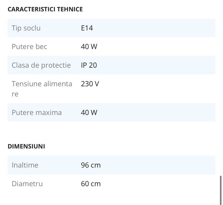 Lustra clasica 5 becuri E14 FAUSTA KL0079 Klausen