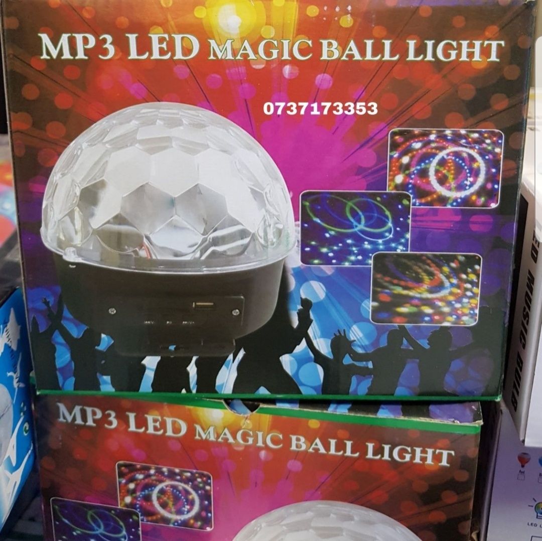 Glob multicolor Magic Ball LED MP3 Bluetooth Stick Telecomanda