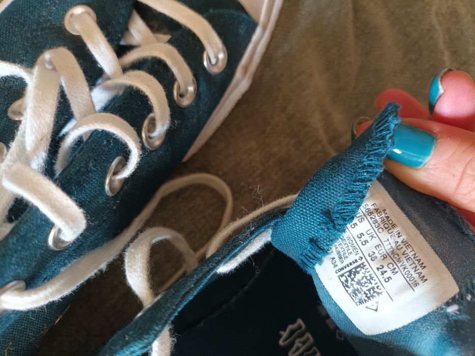 CONVERSE сини кецове 38