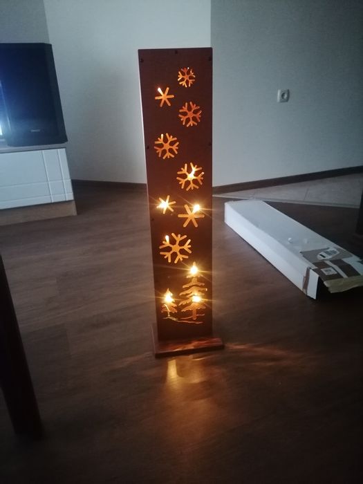 LED декоративна стела Коледа