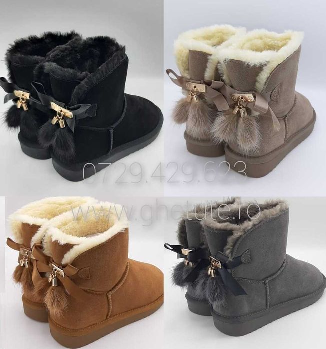 Ghete / cizme mini UGG - piele NATURALA, 35-40