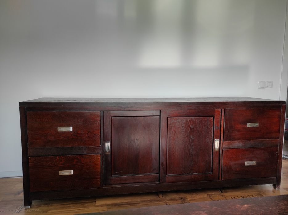 Mobila lemn masiv living Mobexpert