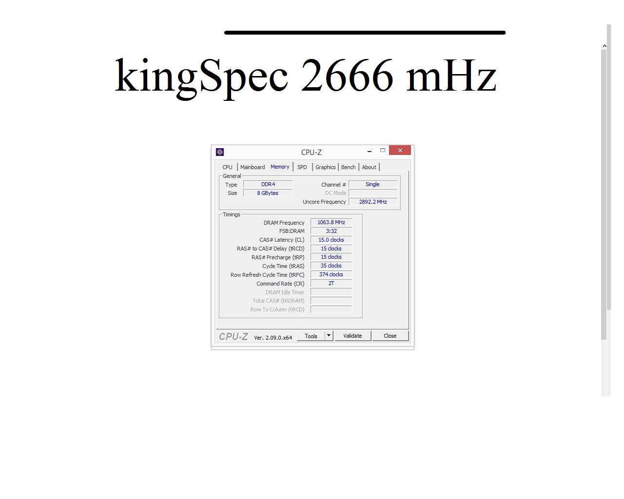 NEW !!! DDR4 8GB 3200 Mhz Kingston, Kingspec 2666 Mhz ddr4 8 gb